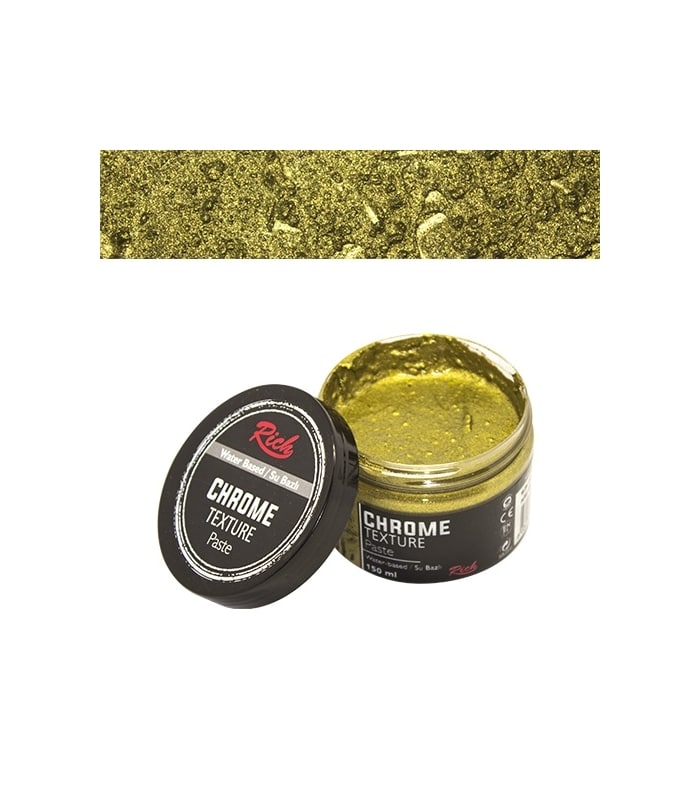Rich Chrome Texture Pasta 150cc 9208 PURE ALTIN Atölye Smile