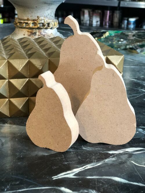 Alternative view of AHŞAP ÜÇLÜ ARMUT SET H:13 H:10 H:8