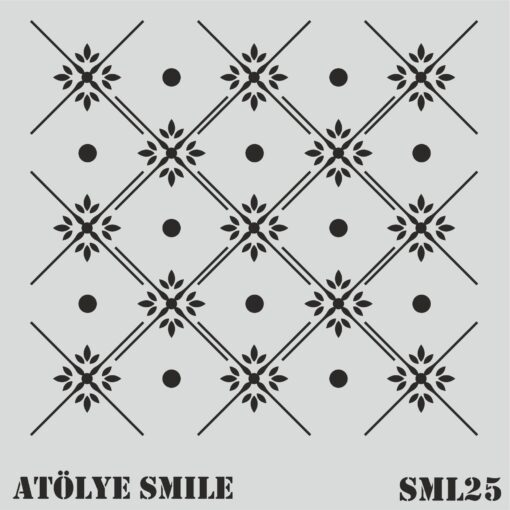 ATÖLYE SMİLE ÖZEL STENCİL SML-25