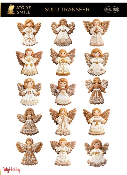 Alternative view of ATÖLYE SMİLE ÖZEL SERİ SULU TRANSFER KAĞIDI SML-159