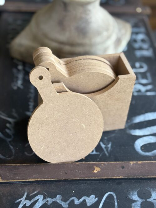 Alternative view of YUVARLAK BARDAK ALTLIĞI 6 LÜ KUTULU