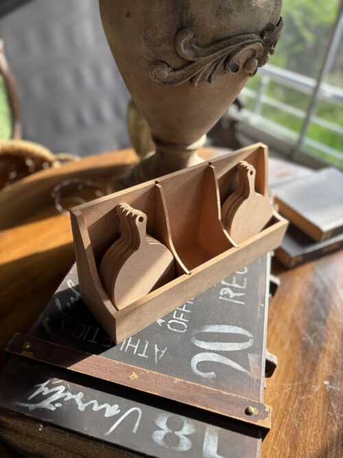 Alternative view of ÜÇ BÖLMELİ SUNUM STANDI(bardak altlıkları hariç)