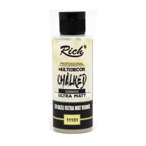Rich ULTRA MAT Chalked Su Bazlı Vernik 120cc
