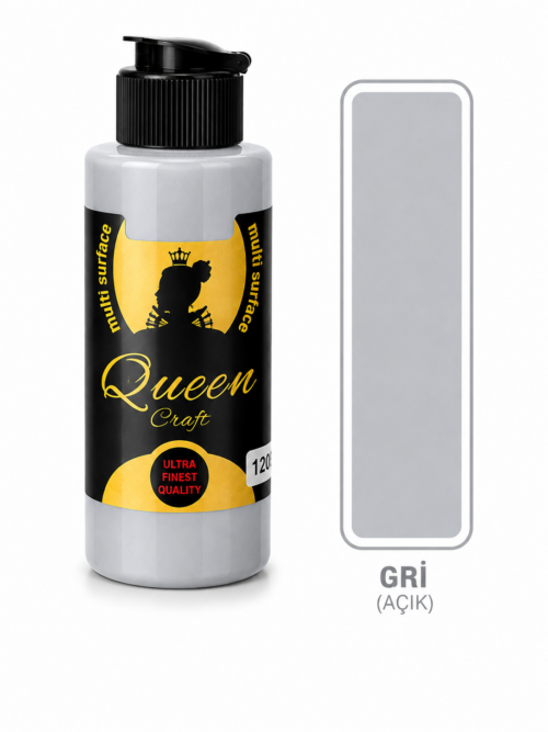 QUEEN CRAFT MULTİ 120 ML-GRİ