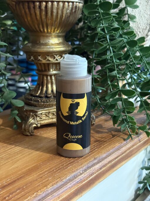 QUEEN CRAFT DİAMOND METALİK SERİ 120 ML-MAYA GOLD