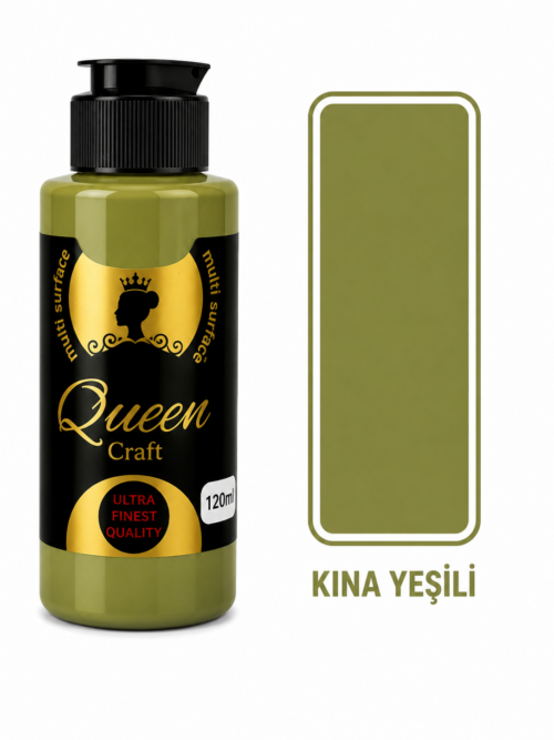 QUEEN CRAFT MULTİ 120 ML-KINA YEŞİLİ