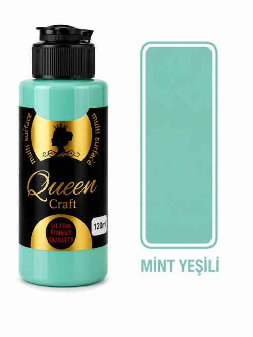 QUEEN CRAFT MULTİ 120 ML-MİNT YEŞİL