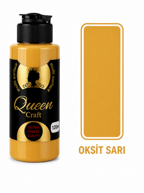 QUEEN CRAFT MULTİ 120 ML-OKSİT SARI