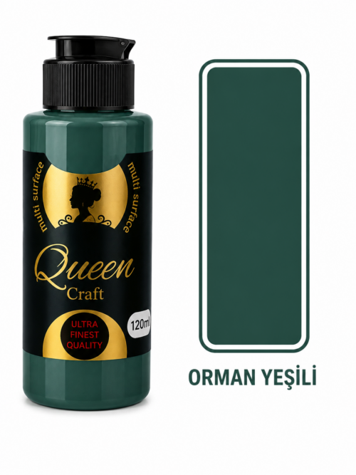QUEEN CRAFT MULTİ 120 ML-ORMAN YEŞİLİ