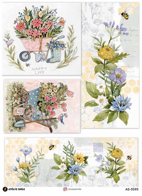 Atölye Smile Pirinç Dekopaj AS-3595