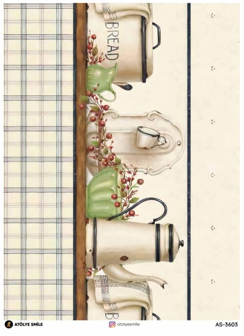 Atölye Smile Pirinç Dekopaj AS-3603