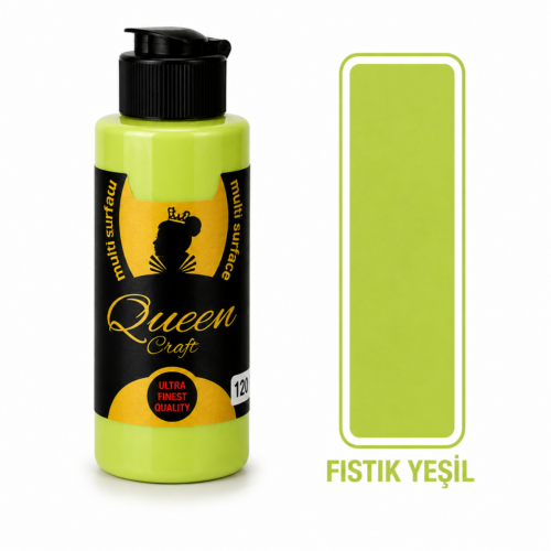 QUEEN CRAFT MULTİSURFACE 120 ML-FISTIK YEŞİLİ