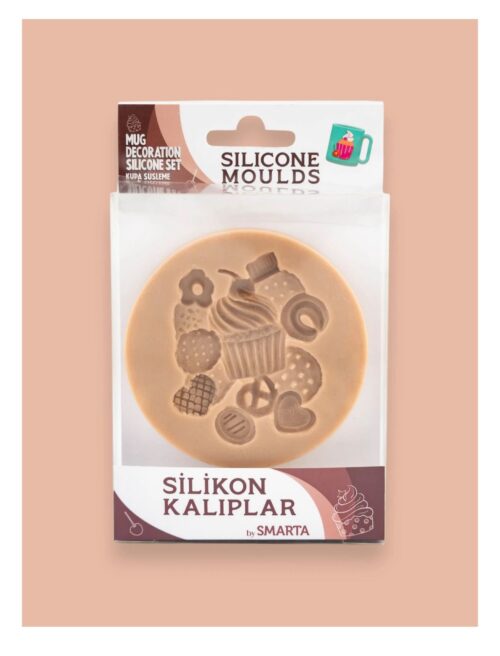 SİLİKON KALIP KUPA SÜSLEME