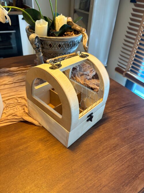 MASİF KÜÇÜK DEKORATİF 4 BÖLMELİ KUTU