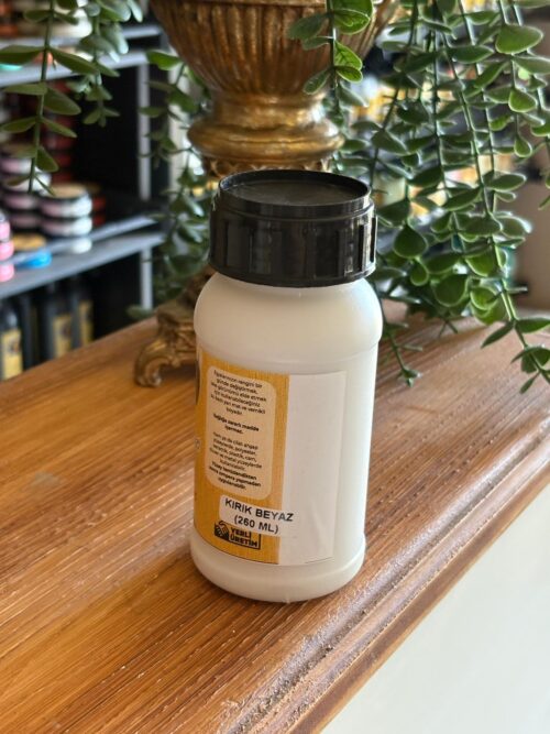 Alternative view of QUEEN CRAFT KENDİNDEN VERNİKLİ BOYA 260 ML-KIRIK BEYAZ