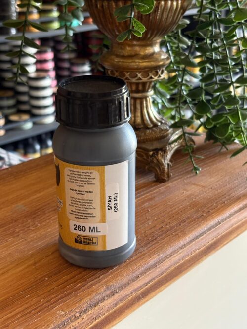 Alternative view of QUEEN CRAFT KENDİNDEN VERNİKLİ BOYA 260 ML-SİYAH