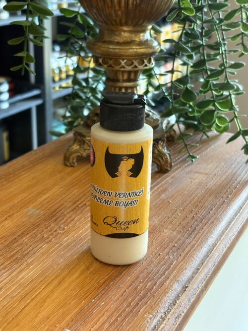 QUEEN CRAFT KENDİNDEN VERNİKLİ BOYA 120 ML-ALAÇATI