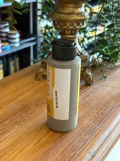 Alternative view of QUEEN CRAFT KENDİNDEN VERNİKLİ BOYA 120 ML-SİYAH ELMAS