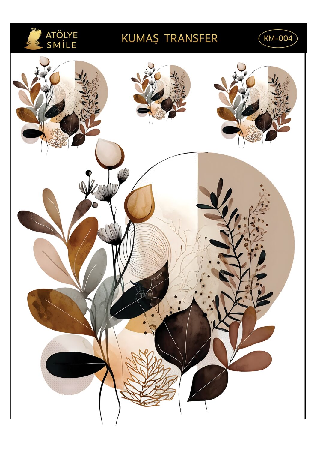 ATÖLYE SMİLE KUMAŞ TRANSFER-KM004