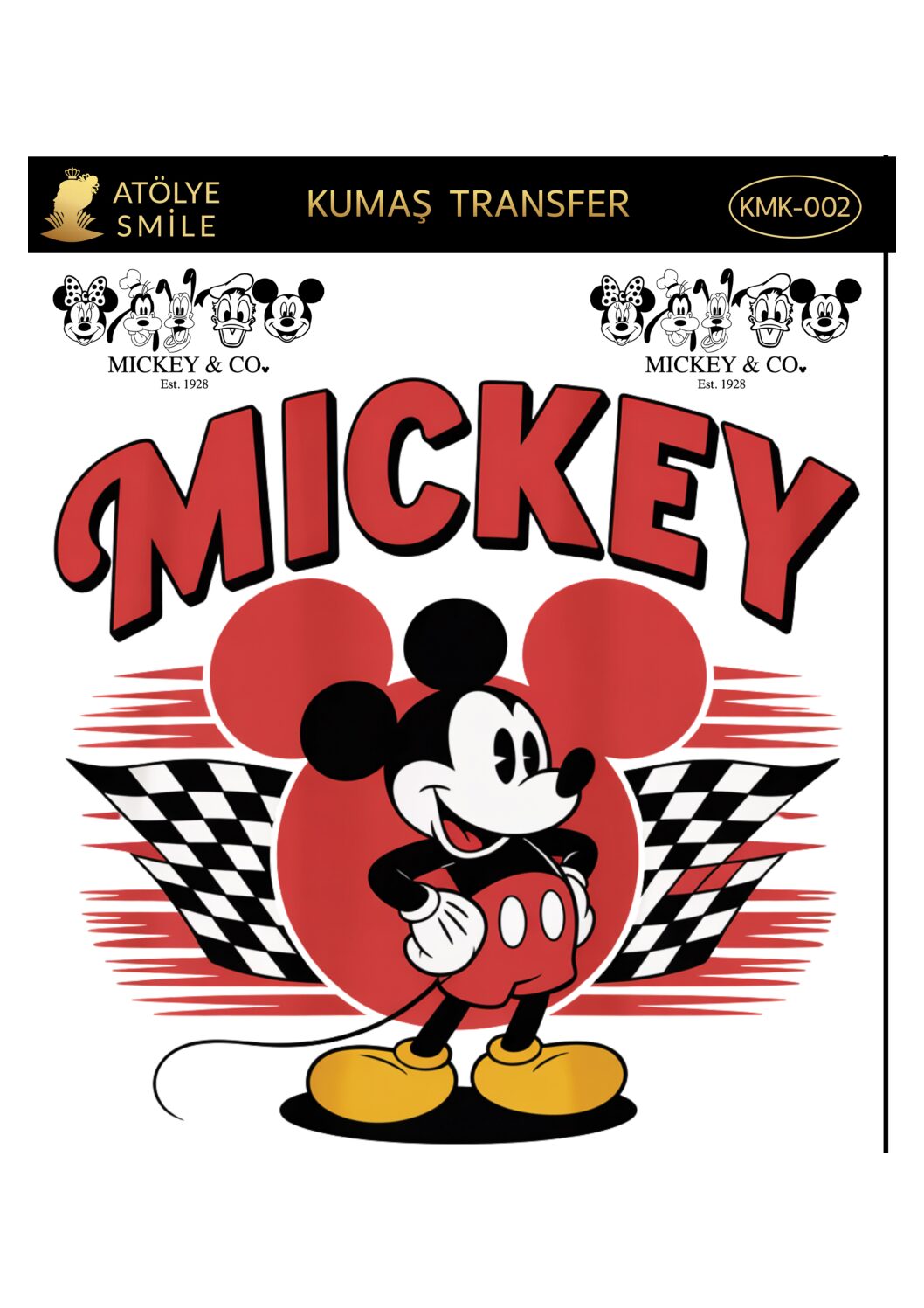 ATÖLYE SMİLE KUMAŞ TRANSFER-KMK002