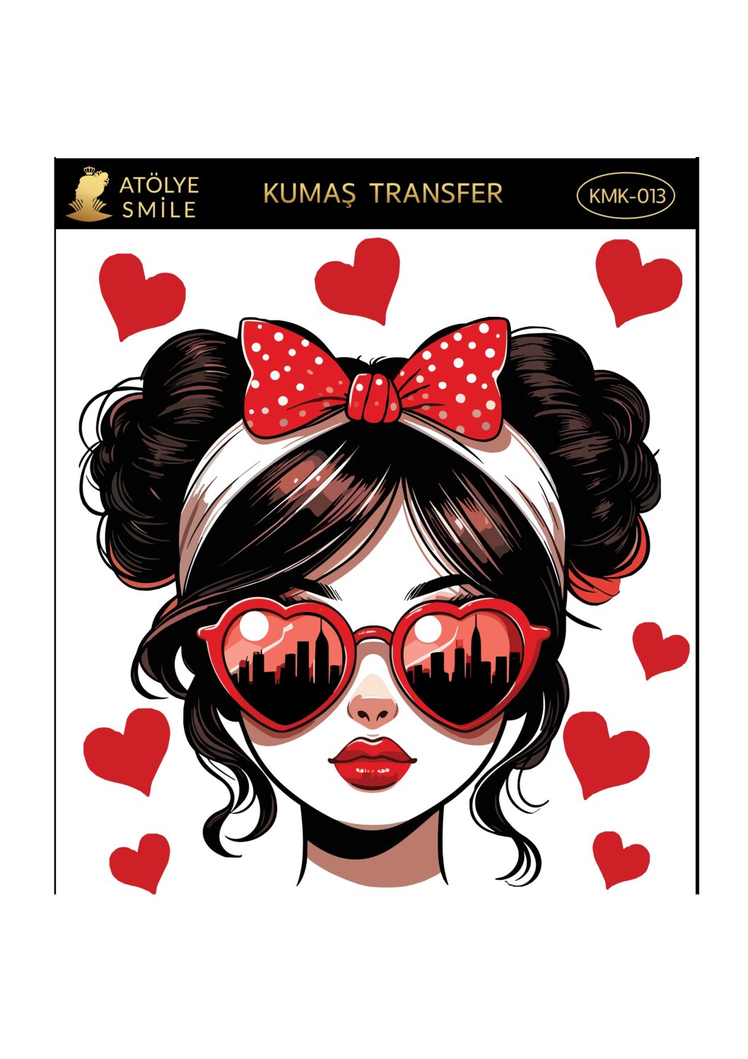 ATÖLYE SMİLE KUMAŞ TRANSFER-KMK013