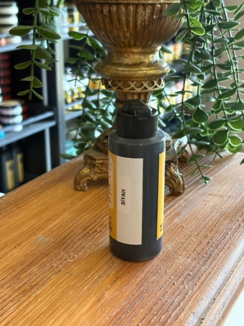 Alternative view of QUEEN CRAFT KENDİNDEN VERNİKLİ BOYA 120 ML-SİYAH