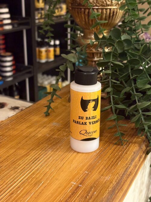 QUEEN CRAFT SU BAZLI PARLAK VERNİK-120 ML