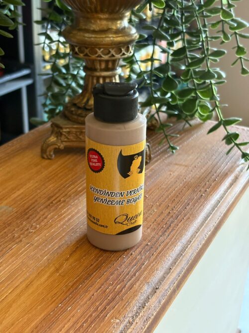 QUEEN CRAFT KENDİNDEN VERNİKLİ BOYA 120 ML-SÜTLÜ KAHVE