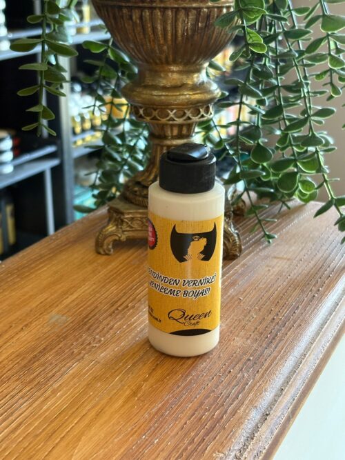 QUEEN CRAFT KENDİNDEN VERNİKLİ BOYA 120 ML-TOPRAK