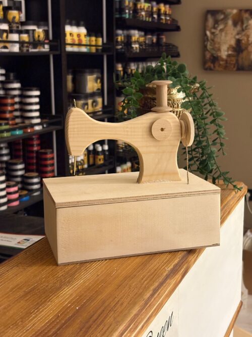 MASİF DİKİŞ KUTUSU KAPAKLI