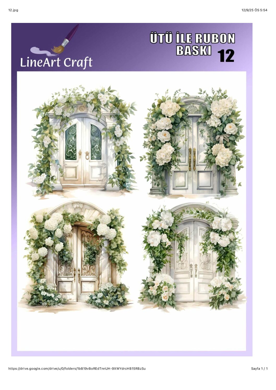 LİNEART ÜTÜ TRANSFER LNT 12