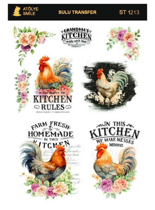 ATÖLYE SMİLE SULU TRANSFER ST-1213