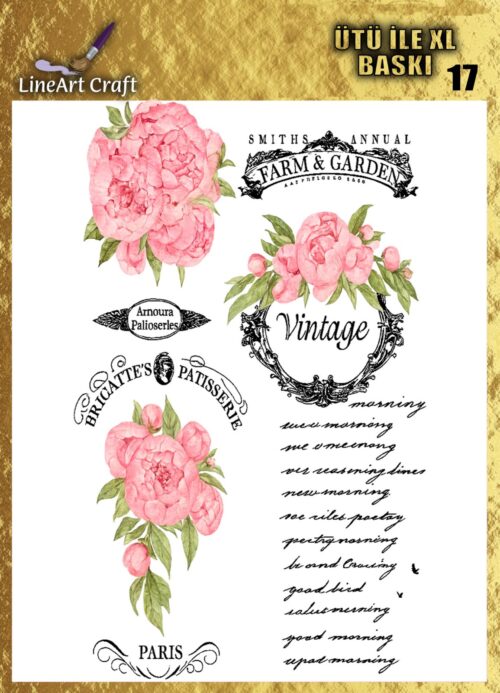 LİNEART ÜTÜ TRANSFER XL-17