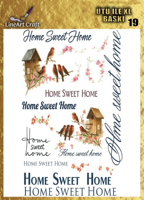 LİNEART ÜTÜ TRANSFER XL-19