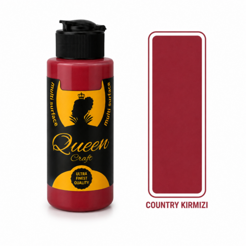 QUEEN CRAFT MULTİSURFACE 120 ML-COUNTRY KIRMIZI