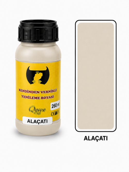 QUEEN CRAFT KENDİNDEN VERNİKLİ BOYA 260 ML-ALAÇATI