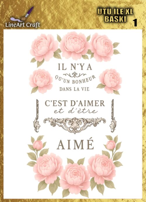 LİNEART ÜTÜ TRANSFER XL-01