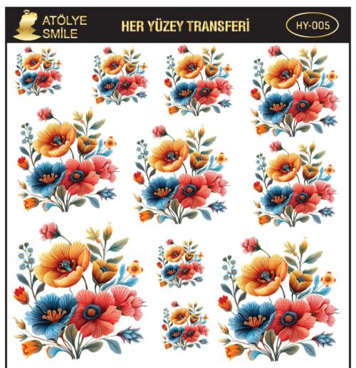 ATÖLYE SMİLE HER YÜZEY TRANSFER- HY 005