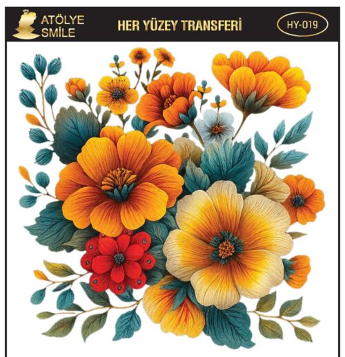 ATÖLYE SMİLE HER YÜZEY TRANSFER- HY 019