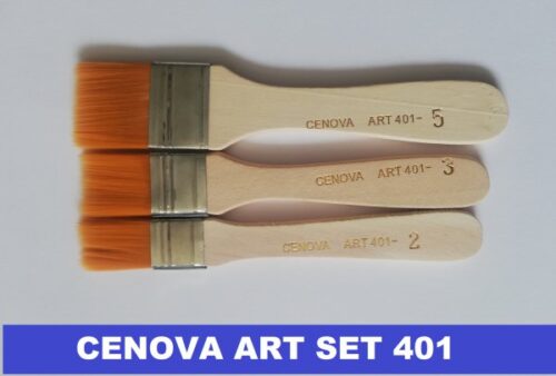 SARI UÇLU ÜÇLÜ FIRÇA SET