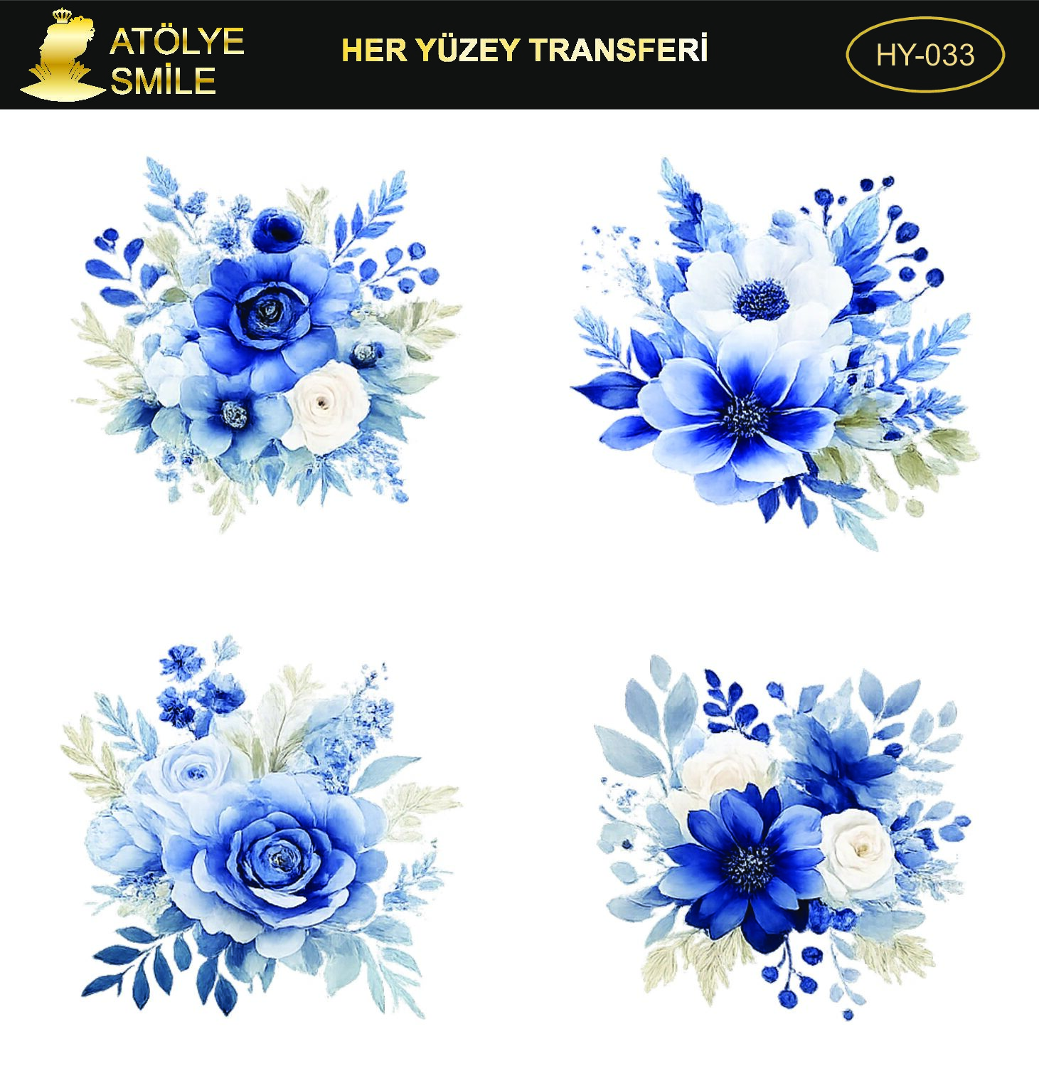 ATÖLYE SMİLE HER YÜZEY TRANSFER HY-033