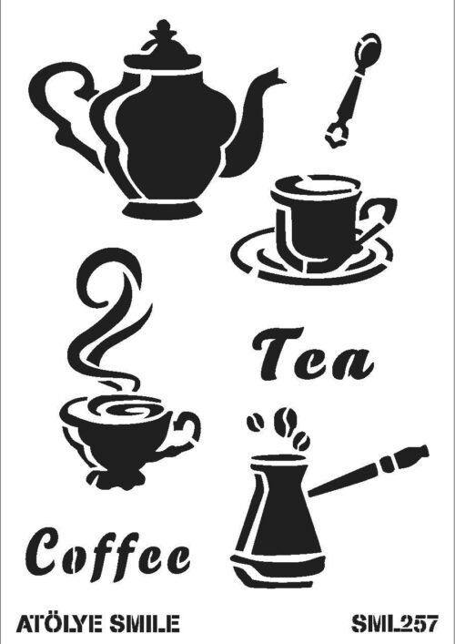 ATÖLYE SMİLE STENCİL SML 257