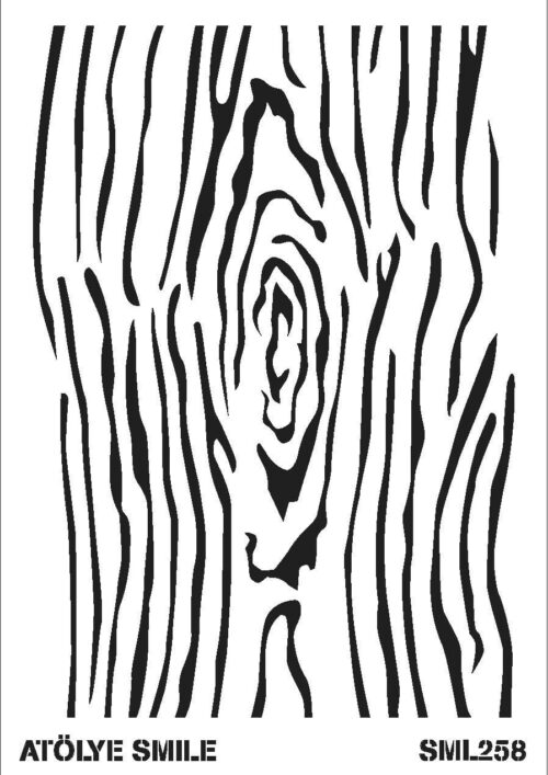 ATÖLYE SMİLE STENCİL SML 258