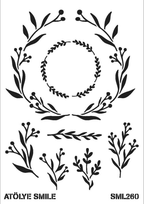 ATÖLYE SMİLE STENCİL SML 260