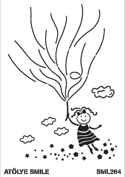 ATÖLYE SMİLE STENCİL SML 264