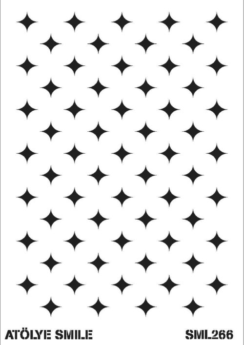 ATÖLYE SMİLE STENCİL SML 266
