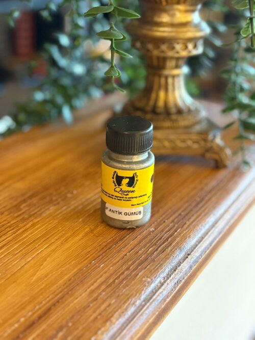 Alternative view of QUEEN CRAFT METALİK SAFİR SERİ ANTİK GÜMÜŞ-50 ML