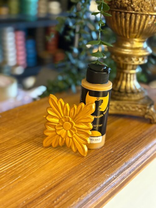QUEEN CRAFT DİAMOND METALİK SERİ 120 ML-EKSTRA GOLD