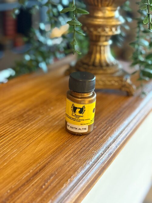 Alternative view of QUEEN CRAFT METALİK SAFİR SERİ ANTİK ALTIN-50 ML