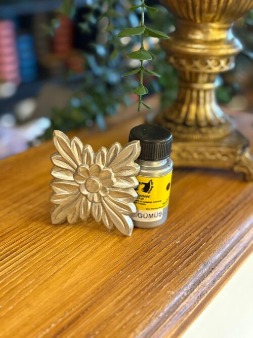 QUEEN CRAFT METALİK SAFİR SERİ GÜMÜŞ-50 ML